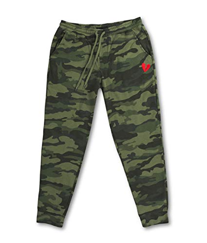 Riot Society Broken Heart Embroidered Mens Joggers