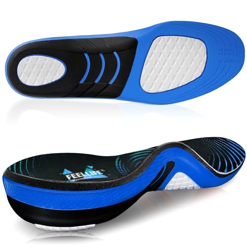 FEELLIFE Plantar Fasciitis Relief Arch Support Insoles