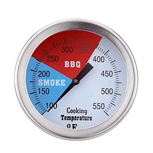 Firiodr Stainless Steel BBQ Smoker Pit Grill Thermometer 100-550â„‰ Oven Food Meat Temp Gauge Household Cooking Tools