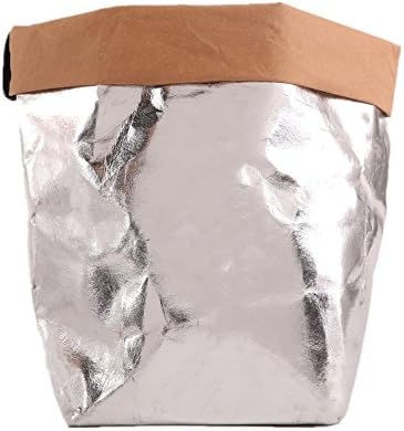 Bulk Sell Available Decorative Washable Kraft Paper Container for Storage,Food,Planting,Gift Wrap and Pet Carrier,Toy Box,Cruelty Free