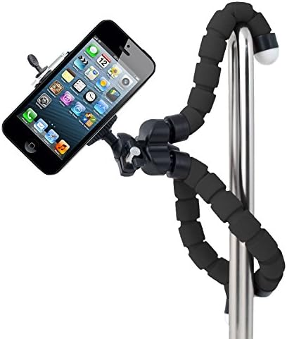 Flexible Tripod For Your Camera, Phone, Flashlight or GoPro, Lightweight and Compact Professional Stand (black)