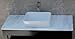 Super-Skin Bathroom Ceramic Porcelain Vessel Sink Rectangle 7050 Pop Up Drain + Free Pop Up Drain-L8