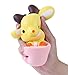 AOLIGE Squishy Jumbo Kawaii Cup Deer Cream Scented Very Squishies Slow Rising Decompression Squeeze Toys for Kids Doll Gift Fun or Stress Relief