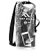 Acrodo Dry Bag Transparent & Waterproof - Black 10 Liter Floating Sack for Beach, Kayaking, Swimming, Boating, Camping, Travel & Gifts