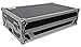 ProX Flight Case for Numark NS7iii or NS7ii Digital Controller With Wheels & Laptop Shelf - Silver on Black Design - XS-NS7IIIWLT