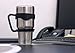 Stainless Steel Tumbler 30 Oz - Double Wall Vacuum Insulated Travel Mug with Handle, Two Tritan Lids, Two Straws, Cleaning Brush & Storage Bag. Keep Beverages Hot or Cold. by SELITAN