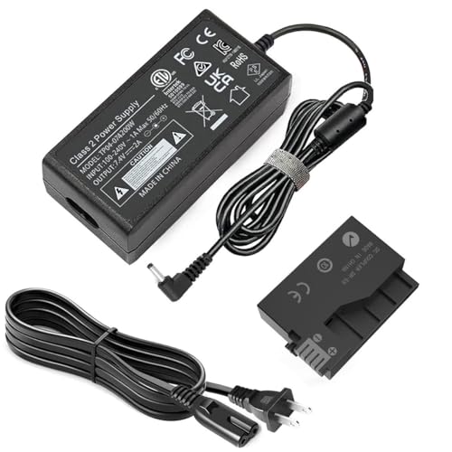 UORLEN ACK-E8 AC Power Adapter LP-E8 Dummy Battery Kit for Canon EOS Rebel T5i T4i T3i T2i EOS 700D 650D 600D 550D Cameras
