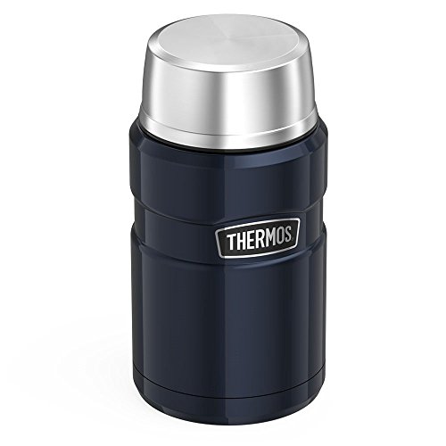 THERMOS Stainless King VacuumInsulated Food Jar, 24 Ounce, Midnight