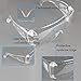 blackbirdlee Safety Goggles Transparent Anti Droplet Anti Fog Safety Goggles Eye Protector Protective Glassthumb 4