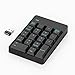 Jelly Comb 2.4G Number Pad, 18 Keys Wireless Silent Numeric Keypad with Mini USB Receiver, for Laptop/Notebook, Compatible with Windows System