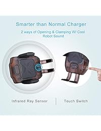 ETERMING Cargador inalámbrico de montaje en auto Auto Sujeción 10w 7.5w Potencia Cargador de auto rápido Soporte Qi Soporte para teléfono para ventilación de aire de coche Compatible con iPhone Xs Máx X XR 8 Plus Samsung S10 S9 S8 S9 Nota 9, etc.