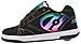 Heelys boys Propel 2.0 Sneaker, Black Black Red, Black (Black / Rainbow Foil), 7 M US Big Kid (6 UK)