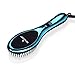 Ionic Hair Straightener Floating Brush for Silky Frizz Free Hair, Flexible Floating Massage Head Designed Anti-Scald Ceramic Straightening Hair Brush Comb + 4 Bonus Included (Mirror Blue)