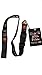 US Marines Official Licensed Black Lanyard Key Chain ID Holder