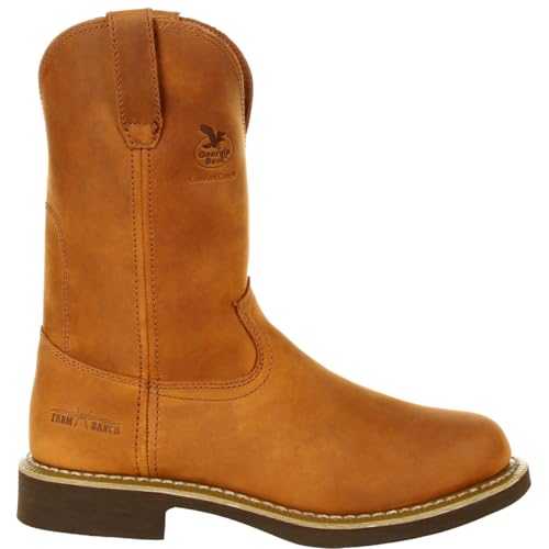Georgia Boot Carbo-Tec Wellington, Prairie Chestnut, Size 8(D)