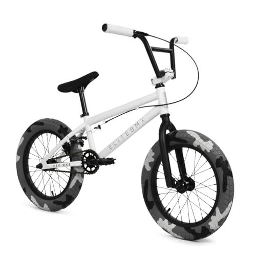 Elite BMX Freestyle Bike, Durable Steel Frame, Available in 16