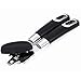 XINHUOKIT Can Opener-Commercial Can Opener-Professional Portable Can Opener-Stainless Steel Can Opener-Easy to Rotate Knob&Ergonomic Anti-skid Handle (black) (black1)