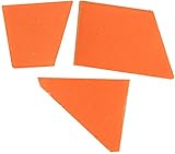 Mosaic Mercantile Crafter's Cut Ceramic Mosaic Tile, 1-Pound, Orange