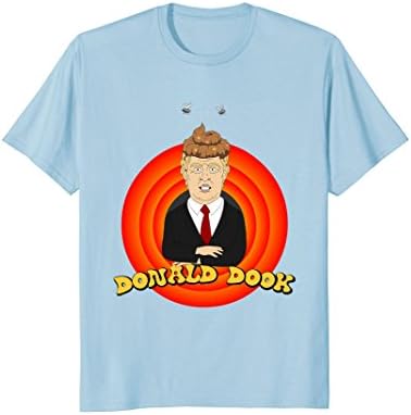 Mens Donald Dook - Funny Donald Trump T-Shirt Large Baby Blue