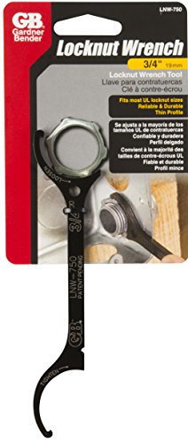 Gardner Bender Lnw 750 Locknut Wrench Inch Loosen Tighten Locknuts Innovative Steel Construction Fits Ul Locknuts Black Pricepulse