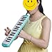 Glarry 32 Key Melodica Musical Instrument for Music Lovers Gift with Two mouthpieces and Carrying Bag (Green)