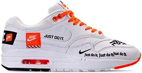 Amazon ナイキ レディース スニーカー Air Max 1 Lux エアマックス White Black Total Orange 24 並行輸入品 シューズ バッグ