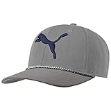PUMA Golf 2017 Men's Go Time Rope Hat, Quarry-Peacoat, One Size