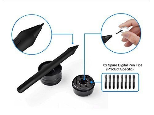 Ugee UG-1910B 19 Inch Graphics Drawing Pen Tablet Monitor ro Art Design Drawing with 2 Original Pens - Thumbnail 4