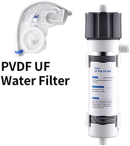 GRASSAIR UF Water Filter Wholehouse Pre-Filter Extend Lifetime of Appliance Reverse Osmosis(RO) Waterfilter PVDF Membrane 600L/H [Energy Class A]