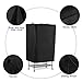 POPETPOP Universal Bird Cage Cover, Good Night Parrot Cage Cover for Birdcage Accessories, Washable&Breathable (Black, Large)
