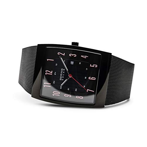 BERING Hombre Análoga Solar Reloj de Pulsera de colección con Acero Inoxidable Pulsera und Cristal de Zafiro - Imagen 5