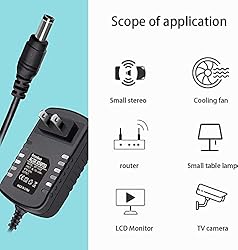 Dysead AC Adapter Compatible with Uniden Bearcat