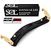 SOL Universal Violin Shoulder Rest with 2 Rosin Stones - Adjustable Collapsible Fiddle Pad with Gel Feet for 3/4 and 4/4 Violins