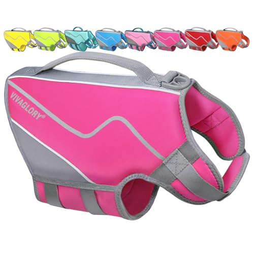 VIVAGLORY Neoprene Dog Swim Vest