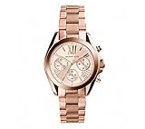 Michael Kors Women's Rose Goldtone Mini Bradshaw Watch
