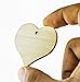 Bastex Wood Heart Shape 2 inch Slices 100 Pieces. Blank Wooden Tags with Holes. Great for DIY Wedding Décor, Wood Burning, Making Ornaments. 47mm Heart Shaped Craft Wood Name Tags.
