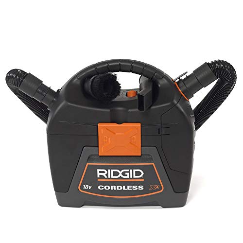 RIDGID 3 gal. 18V Cordless Handheld Wet Dry Vac with 17/8 Extension