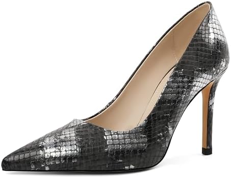 grey dress pumps Heel shoes ISABELA grey suede