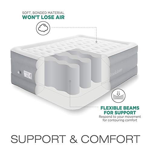 Brookstone Innovations Perfect Air Bed with Builtin Switch