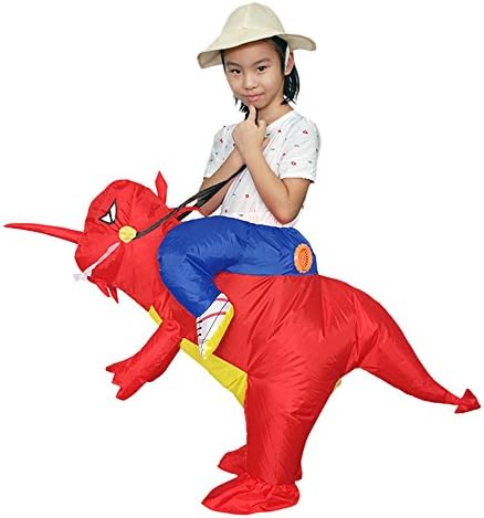 SmileWoman Inflatable Halloween Party Suit Dinosaur Fancy Dress Costume