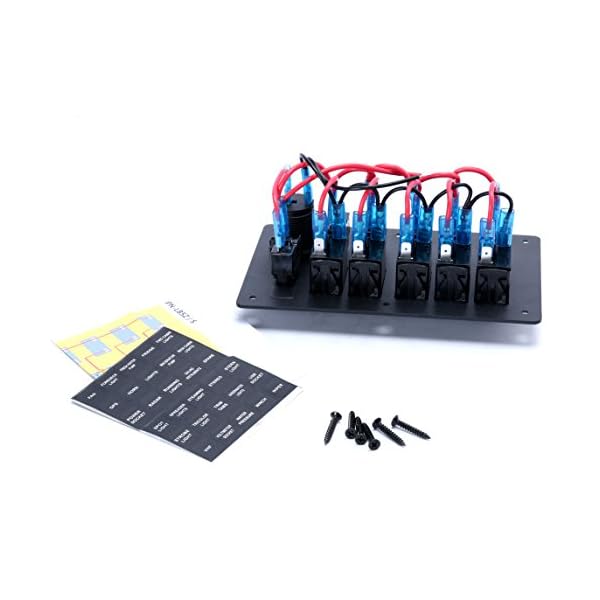 Amarine-made-5-Gang-Aluminium-LED-Rocker-CIG-Socket-Circuit-Breaker-Waterproof-Marineboatrv-Switch-Panel Amarine-made-5-Gang-Aluminium-LED-Rocker-CIG-Socket-Circuit-Breaker-Waterproof-Marineboatrv-Switch-Panel