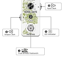 VSN Noise Killer Pedal Noise Gate Suppressor Effect