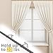 Lnlofen Single Curtain Rod Holders - 2Set(6Pcs) - Curtain Rod Brackets - No Drilling - Adjustable - Tap Right into Window Frame for Window Bedroom Decoration (Silver)