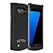 S7 Edge Battery Case,Elebase External Rechargeable Charging Pack,5200mAh Protective Portable Backup Charger Case with Kickstand for Samsung Galaxy S7 Edge(Not for S7)(Black)