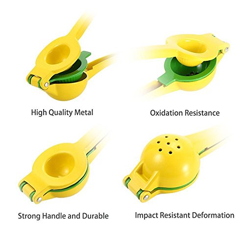 XelparucTS Manual Citrus Press Juicer Lemon Lime Squeezer Citrus Peeler lemon clip juice extractor - Thumbnail 5