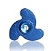 Boomerang Shape Figit Spinner Toy DolTec Aluminium alloy High Speed Table & Hand Spinner EDC Focus Toy Relieve Stress, Anxiety, ADHD, and Boredom (Blue)