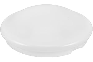 Toyvian Acrylic Ceiling Fan Light Shade Replacement with Mushroom Shape, 10 Inch Od, White Acrylic
