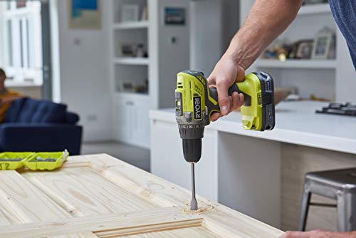 RYOBI 18 V ONE+ Akku-Bohrschrauber R18DD3-215S, 2-Gang-Getriebe, 13 mm Schnellspannbohrfutter, inkl. 2 x 1,5 Ah Akku und Ladegerät – Bild 6