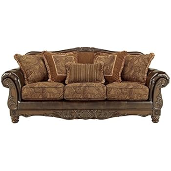Amazon Com Signature Design By Ashley Fresco Sofa W 5 Pillows