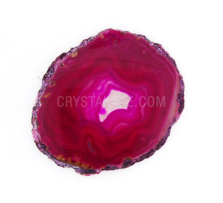 Agate Slice Pink - Large